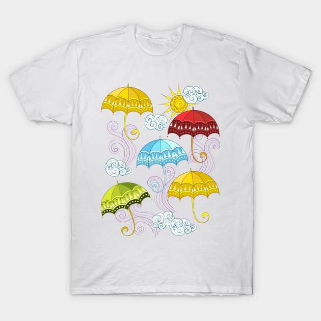 Fairytale Weather Forecast Print T-Shirt by lissantee
